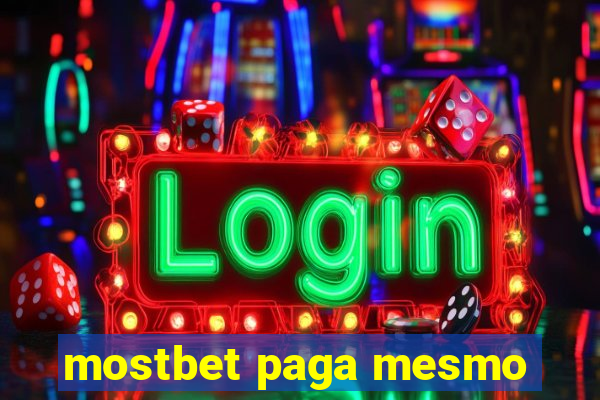 mostbet paga mesmo